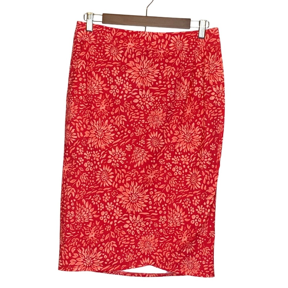 Ripskirt Hawaii Womens Wrap Skirt Size S Dahlia Teaberry Length 3 Floral Beach